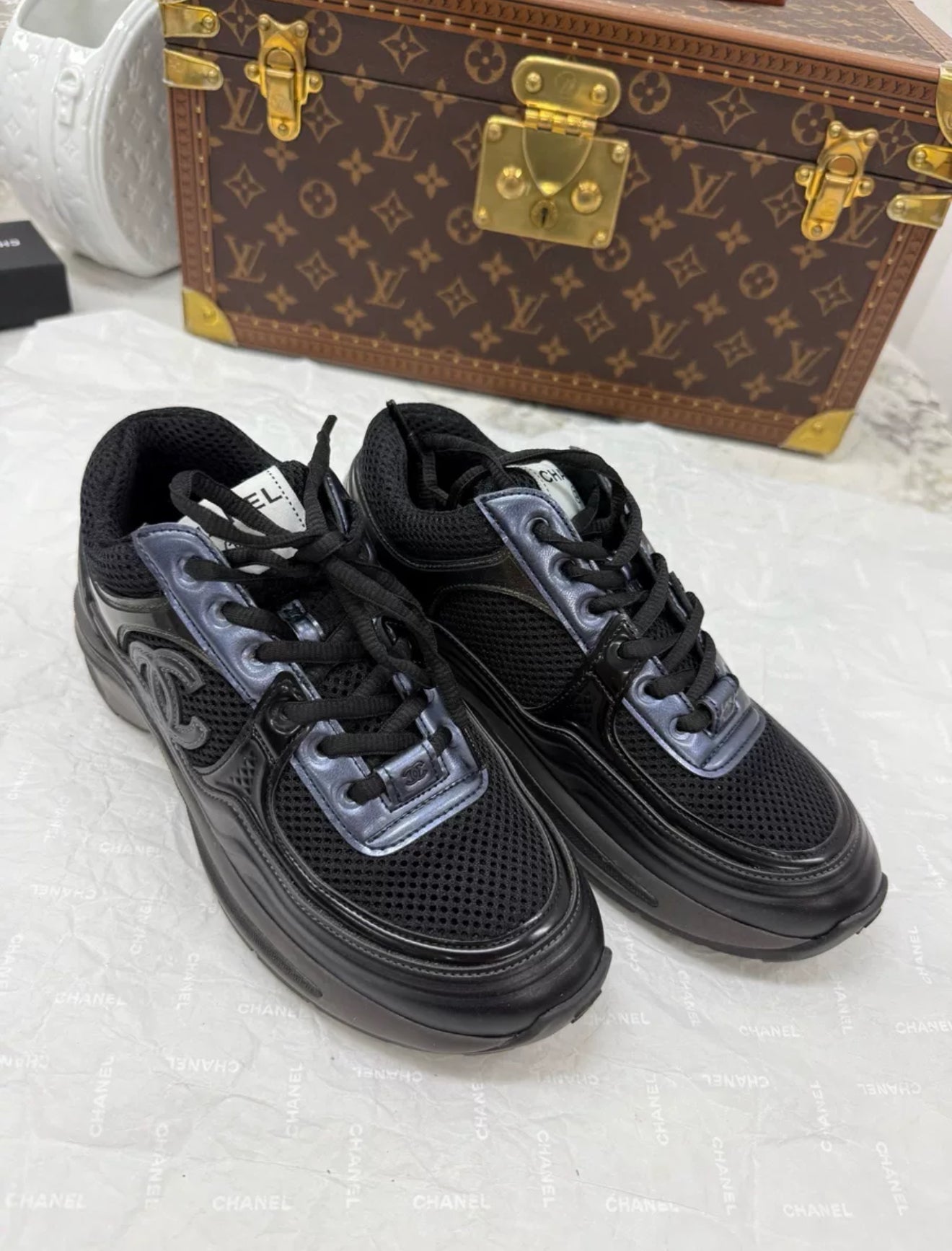 Chanel Black sneakers