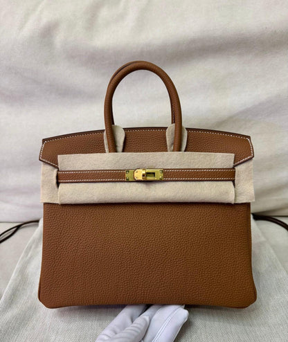 Hermès Birkin 25 Gold Togo Leather Gold Hardware