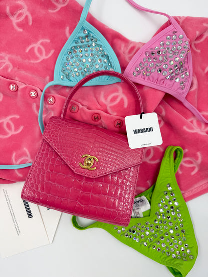 Chanel Vintage 1995 Barbie Crystal Bikini — Ultra-Rare Runway Icon