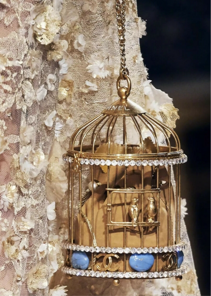 Chanel 20A Love Bird Cage Minaudière