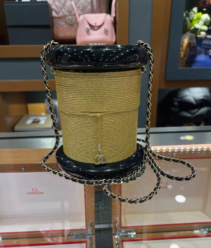 CHANEL Bobbin Gold Minaudière