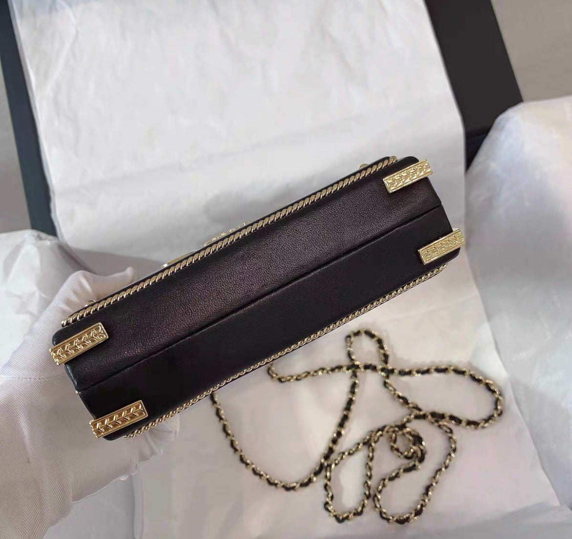 CHANEL Room Card Minaudiere Evening crossbody