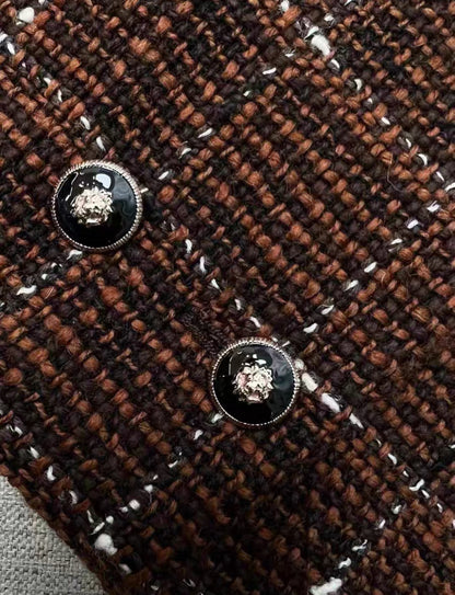 Chanel 24A Brown tweed jacket