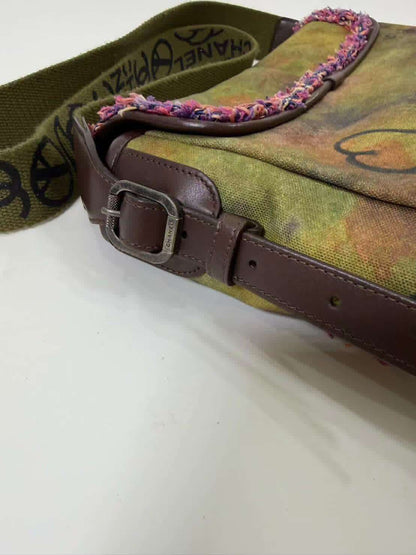 Chanel Graffiti messenger bag small