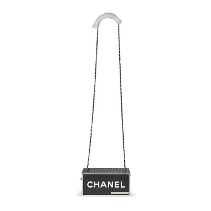 Chanel Métiers d’Art Paris–Hamburg Black Lucite Shipping Container Evening Bag 2018