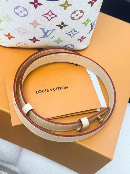 LOUIS VUITTON LV X TM Monogram Multicolor All In BB White
