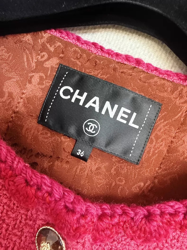 Chanel 24A rose pink vest