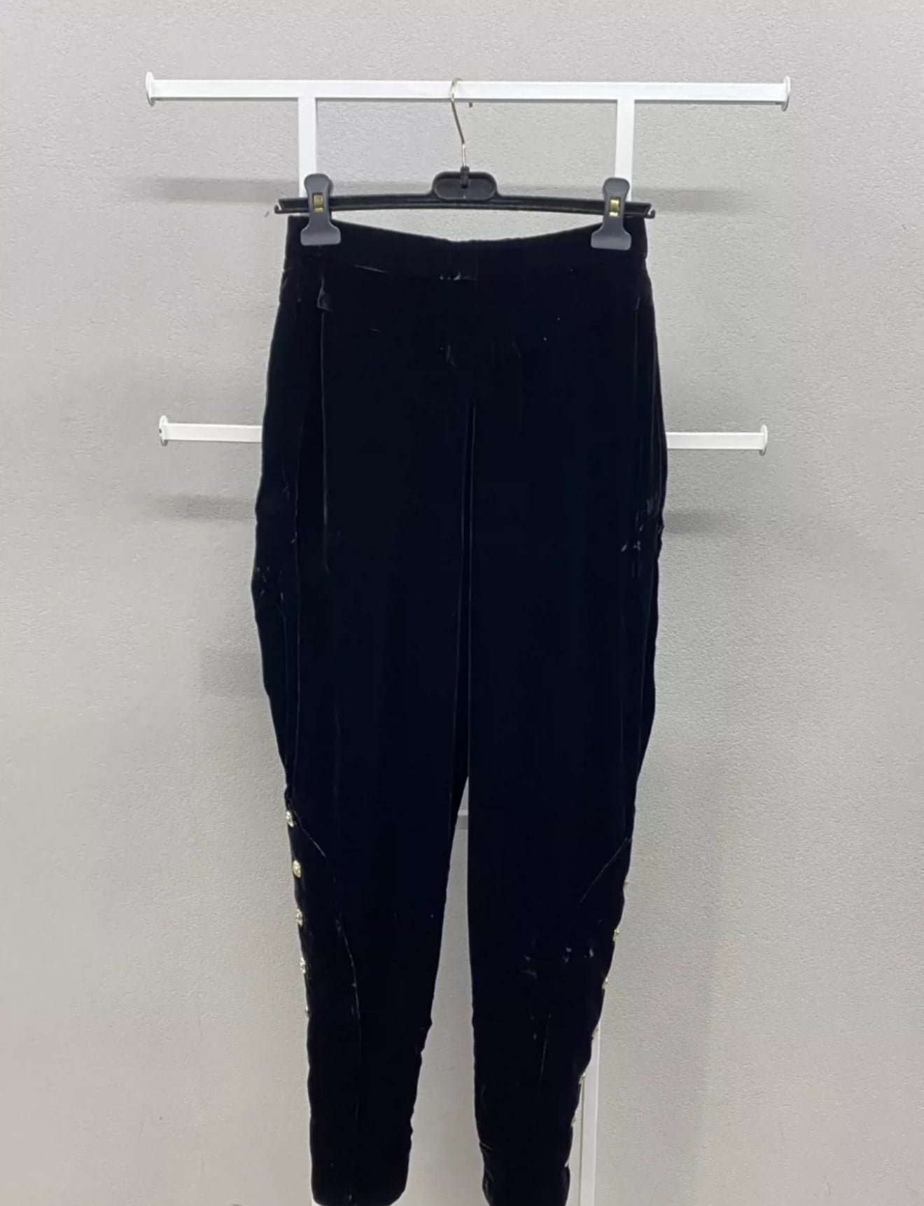 Chanel 20k Black Velvet Pants