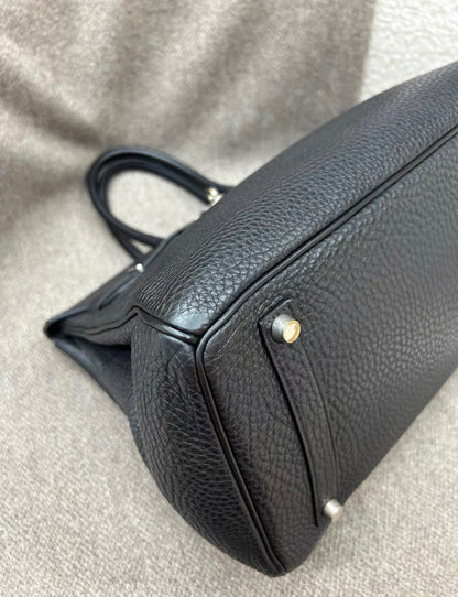 Hermès Birkin 35 Black Togo Leather Palladium Hardware