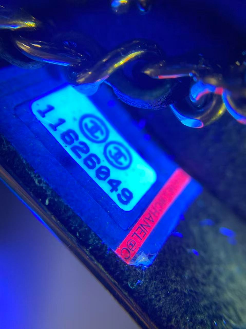 CHANEL 2007 Horoscope Navy Blue Metal Gripoix Gold Crystal Small Mini Minaudière Bag