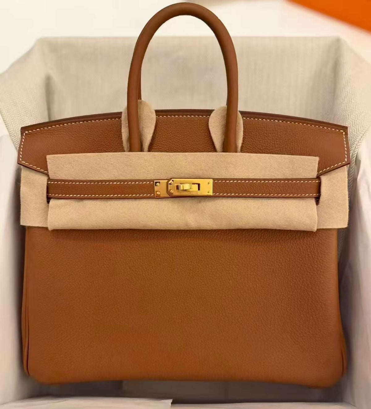 Hermès Birkin 25 Gold Togo Leather with Gold Hardware