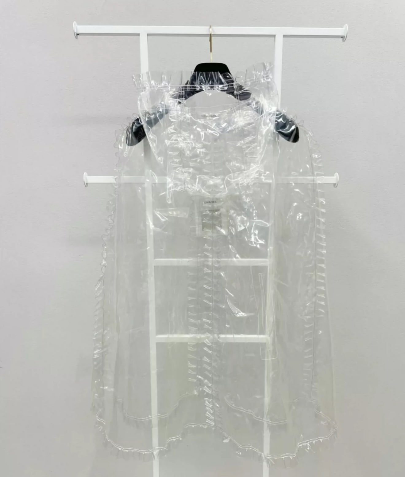 Chanel 18S Transparent Cape Polyurethane