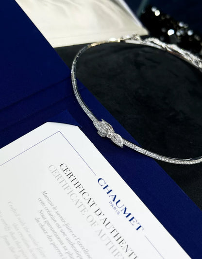 Chaumet LAURIER NECKLACE White gold, diamonds