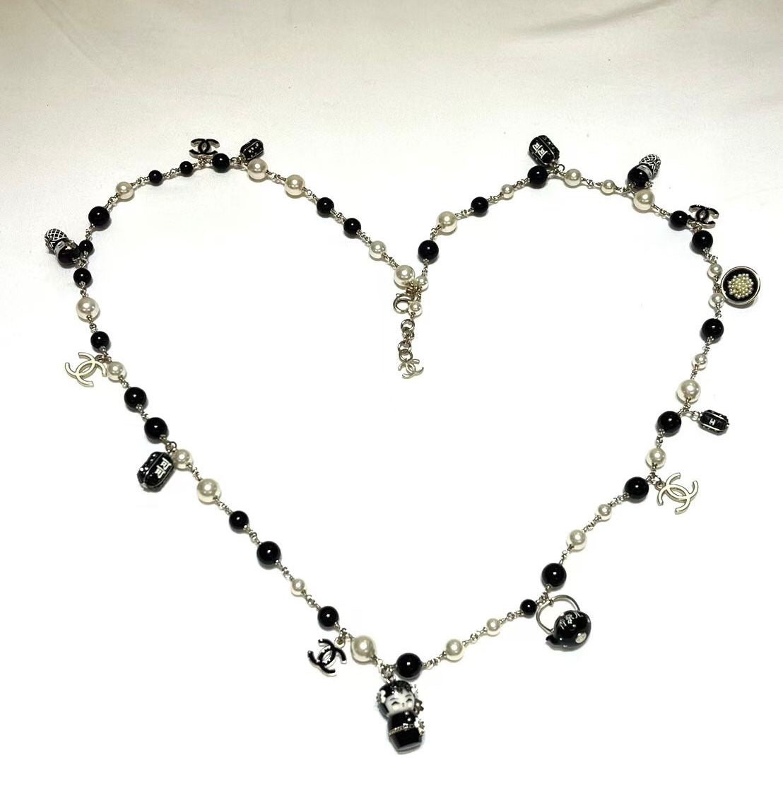 Rare* Chanel 2009 Fall Paris-Moscow Matryoshka Doll Moscow chain belt and Necklace