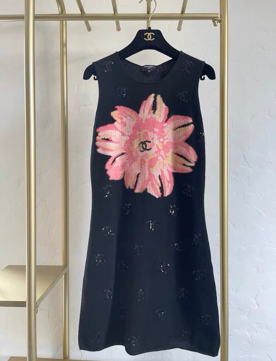 Chanel 24SS Black dress size 36