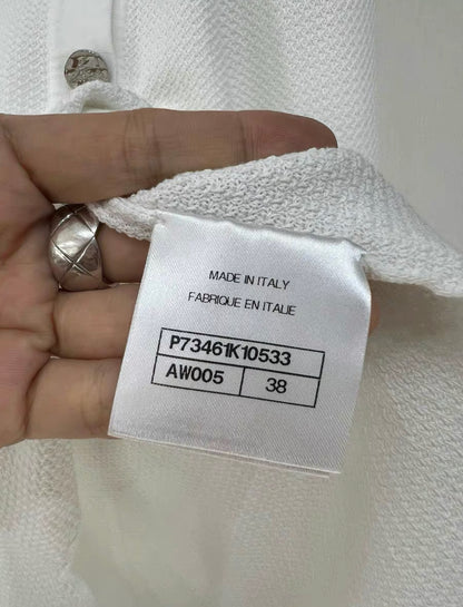 Chanel 22B white turtleneck size 38