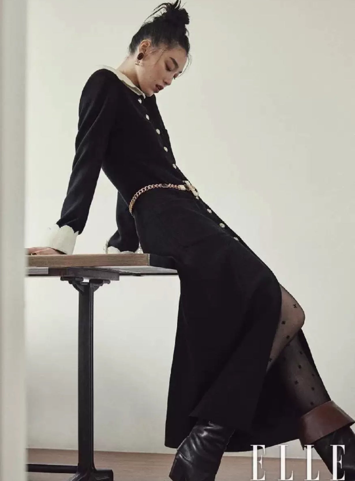 Chanel 20 Black Maxi Dress