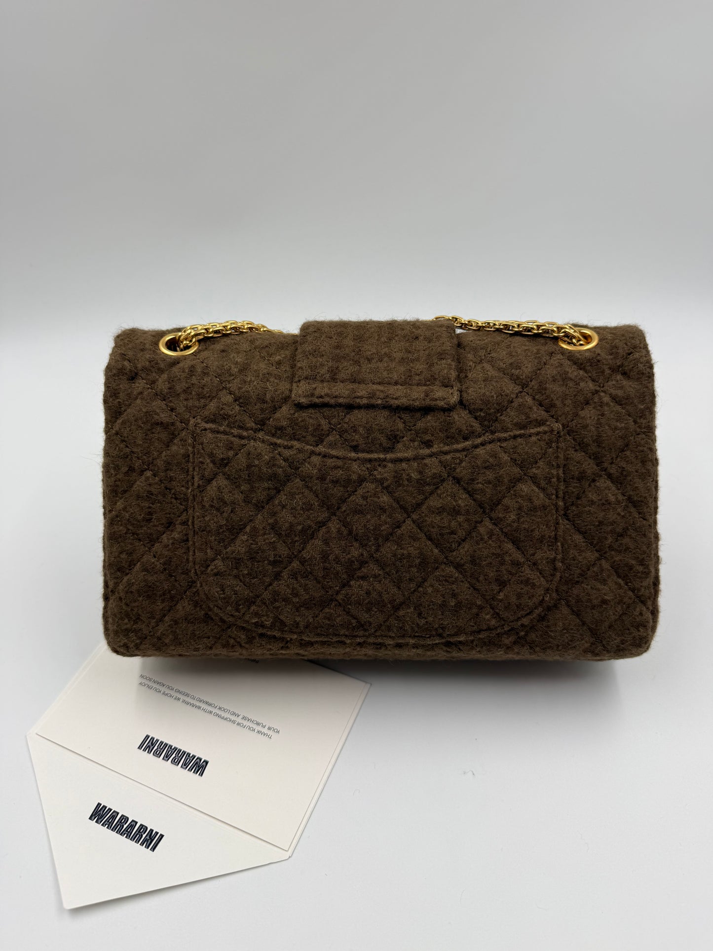 Rare Chanel 2009 Pre-fall Paris Moscow 2.55 badge bag