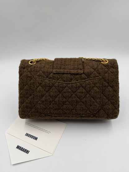 Rare Chanel 2009 Pre-fall Paris Moscow 2.55 badge bag