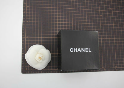 Chanel Vintage 81-85 Silk White Camellia Brooch