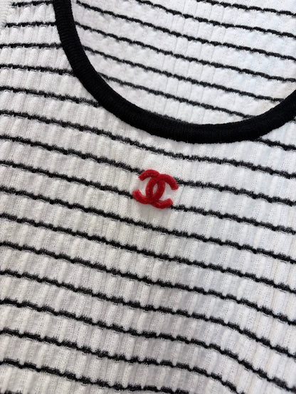 Chanel 24P striped top