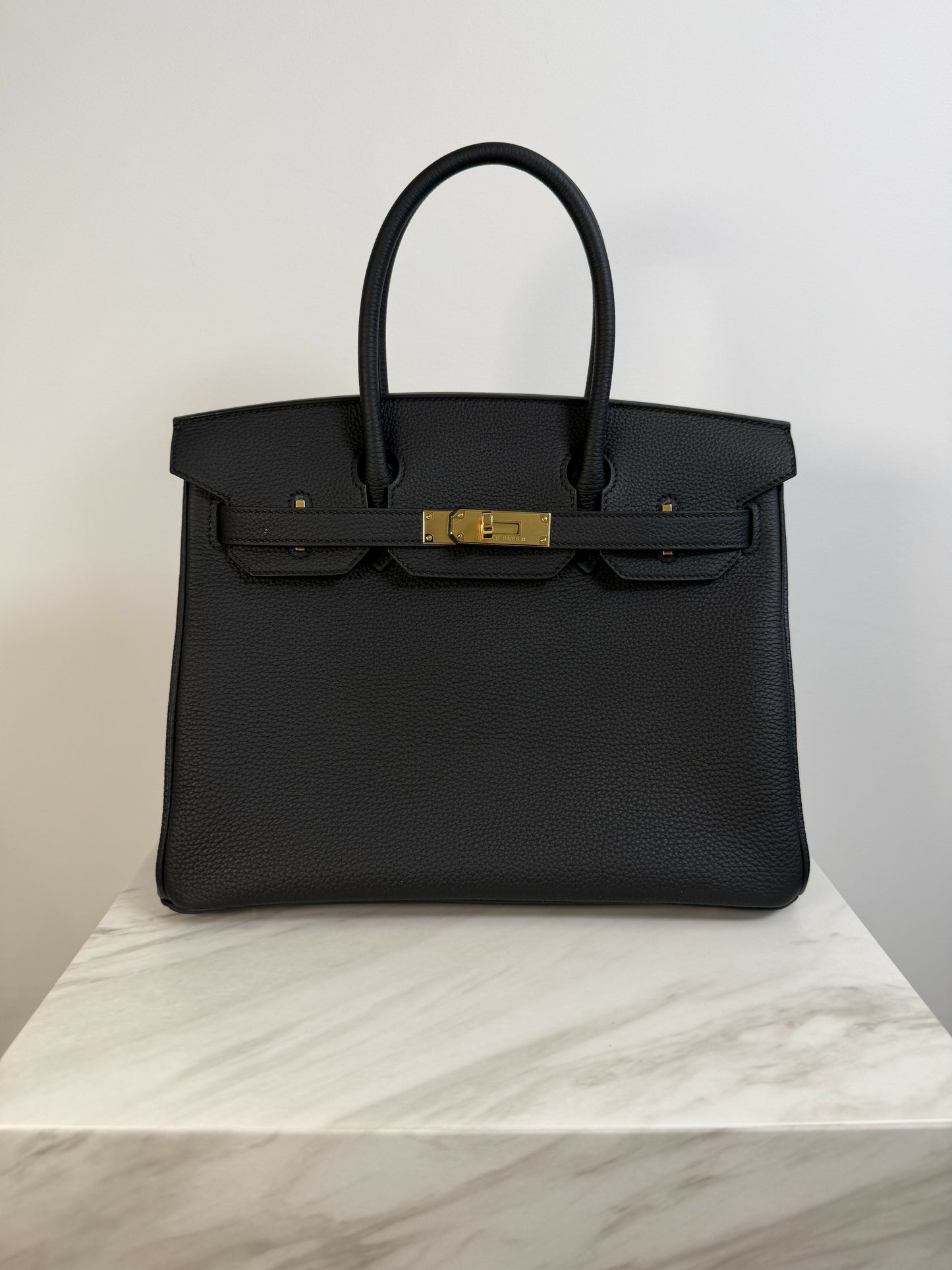 Hermès Birkin 30 Black Togo GHW K 2025