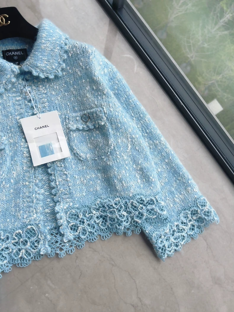 Chanel 25B blue jacket