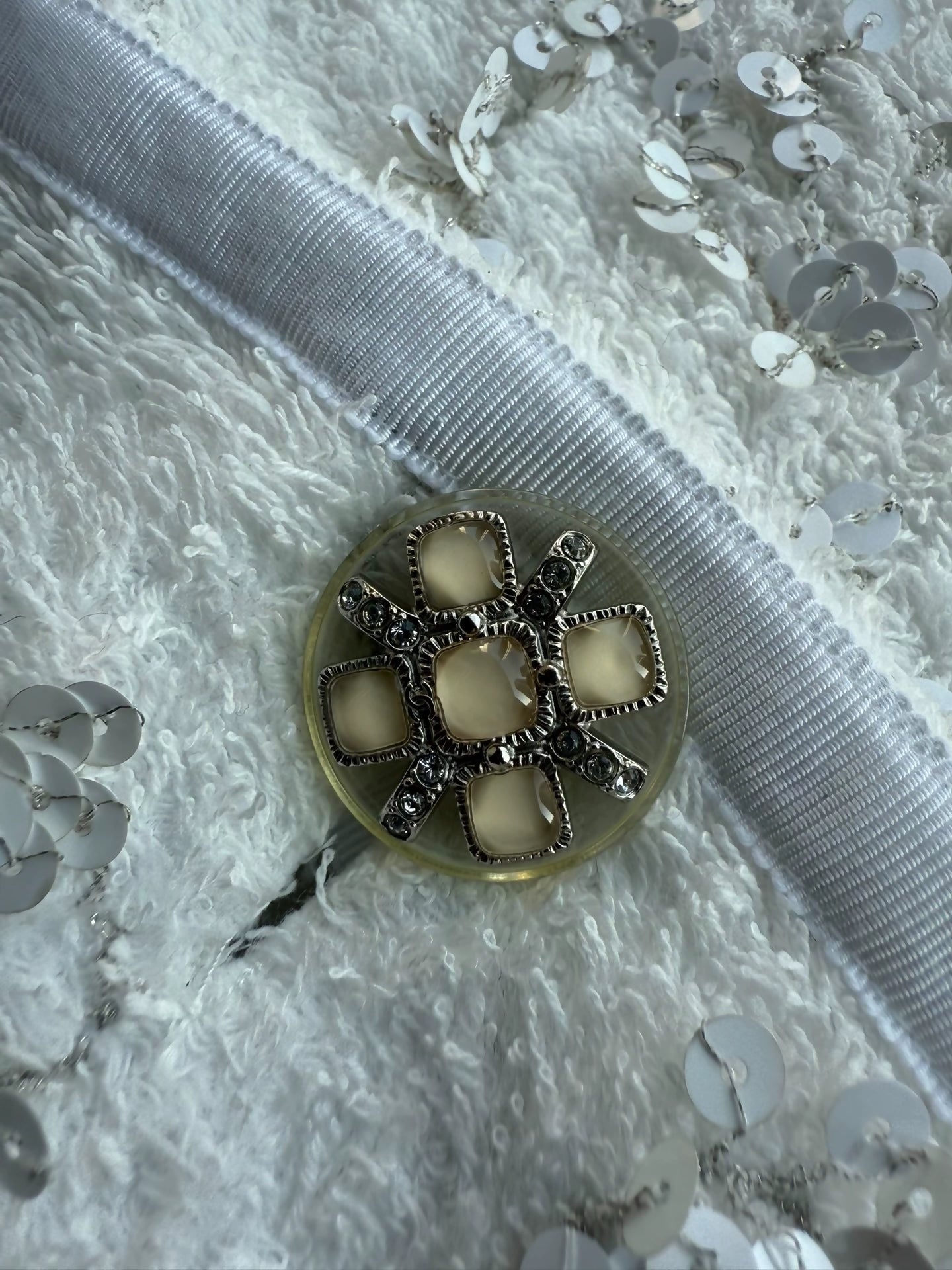 Chanel 19 white jacket