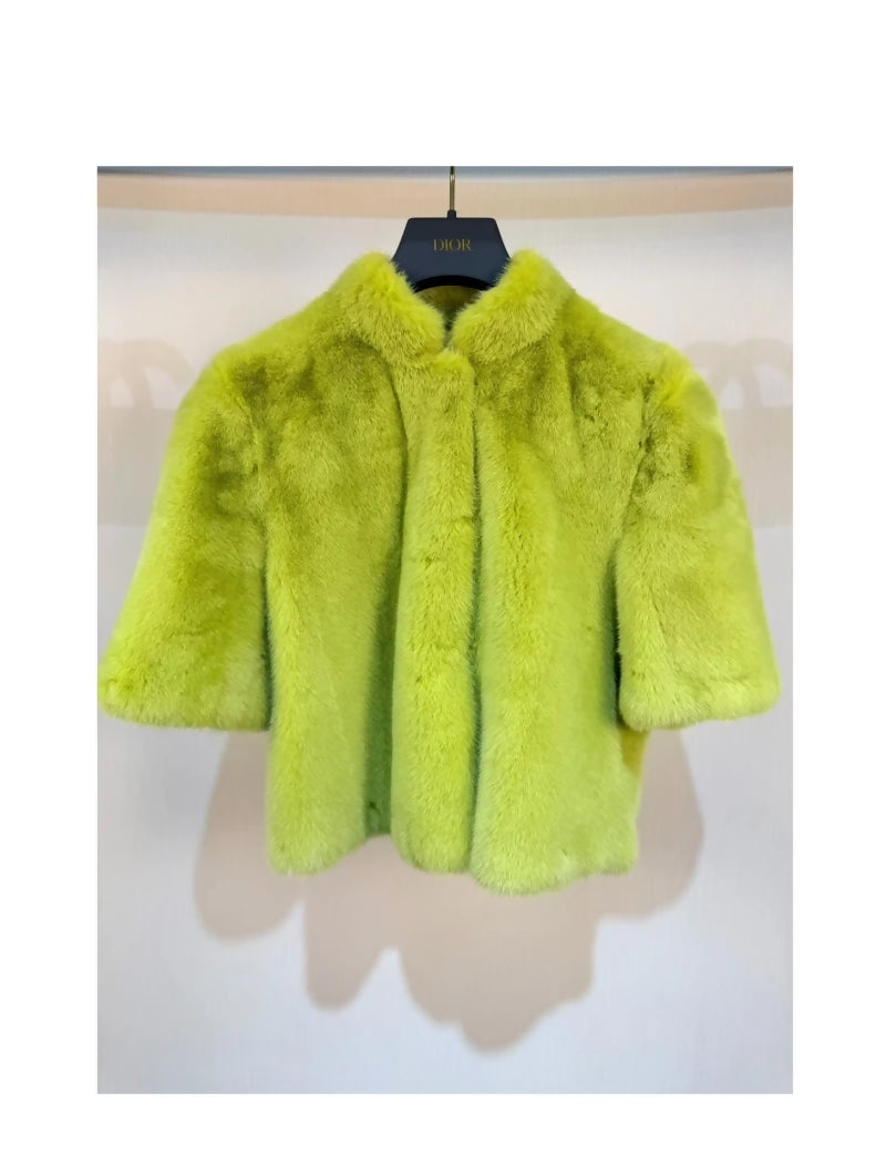 Dior 2023 mink fur coat