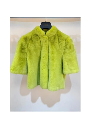 Dior 2023 mink fur coat