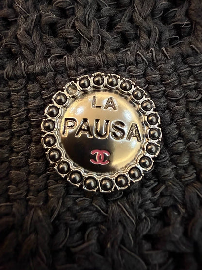 Chanel 19C black cardigan