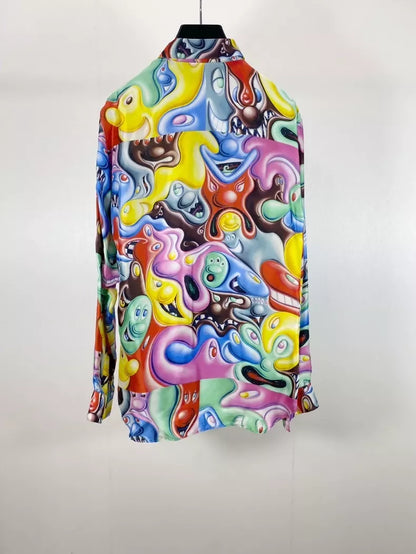 Dior colorful silk shirt