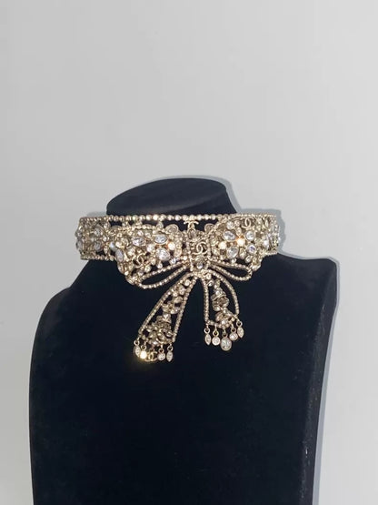 Chanel 15A Salzburg Collection Black Velvet Brooch