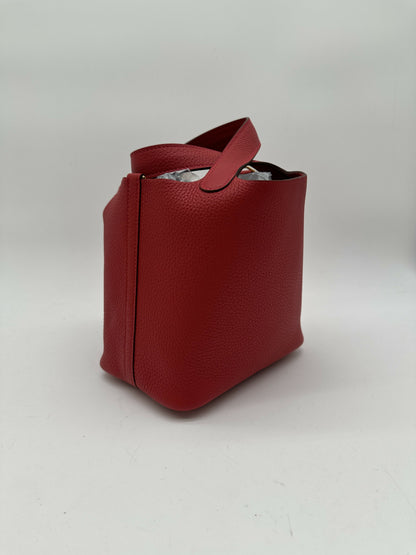 Hermès Picotin 18 Rouge Casaque GHW Stamp W 2025