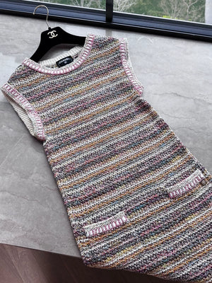 Chanel 2018 Greek collection  woven dress