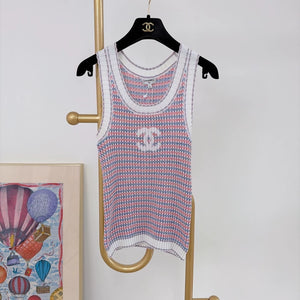 Chanel Double C Knit Sleeveless Top