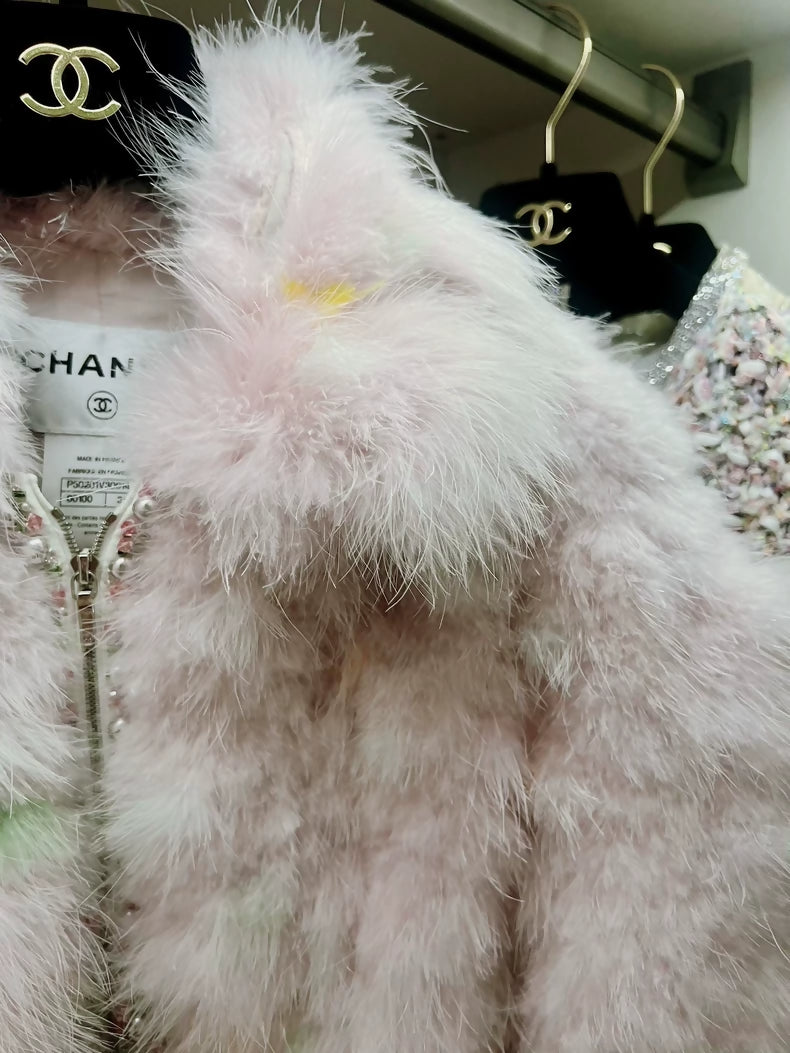 Chanel 2014  Feather & crystals Jacket