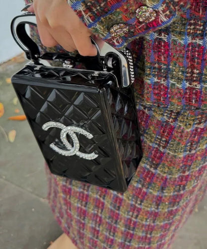 CHANEL 20c show model limited collector's series signal light evening chain bag
