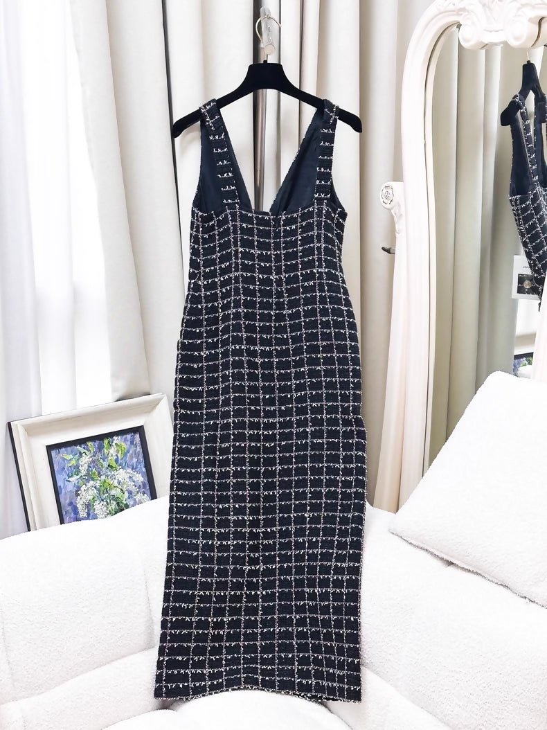 Chanel 2021 Spring/Summer black runway dress