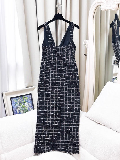 Chanel 2021 Spring/Summer black runway dress