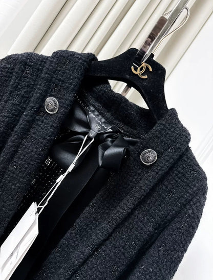 Chanel 19k Black Cape