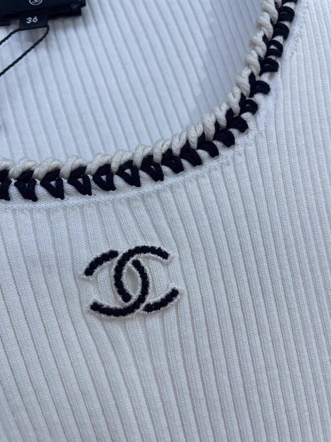 Chanel 22C white dress