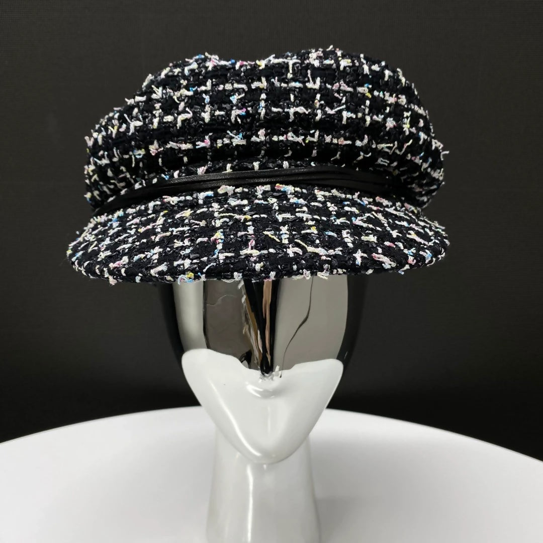 Chanel 24P black and white hat