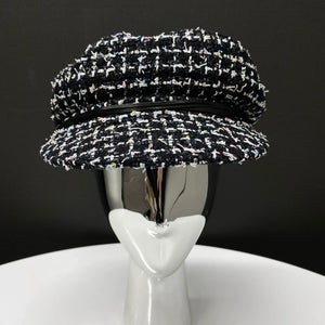 Chanel 24P black and white hat