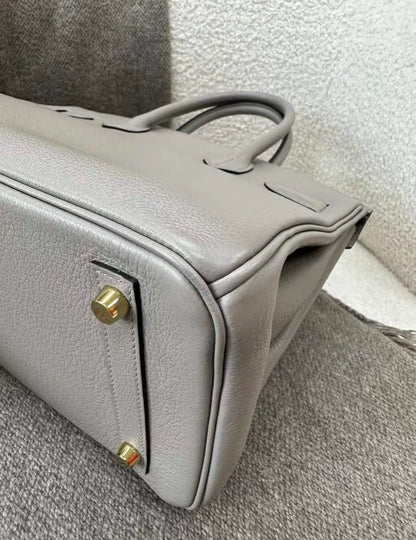 Hermès Birkin 30 Gris Togo Leather Palladium Hardware