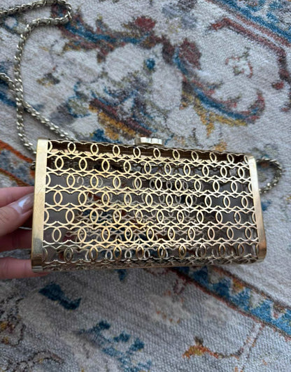 Chanel 2015 CC Moucharabieh Minaudiere