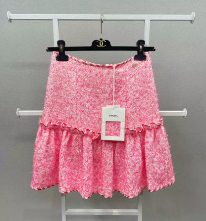 Chanel 20S Pink Skirt