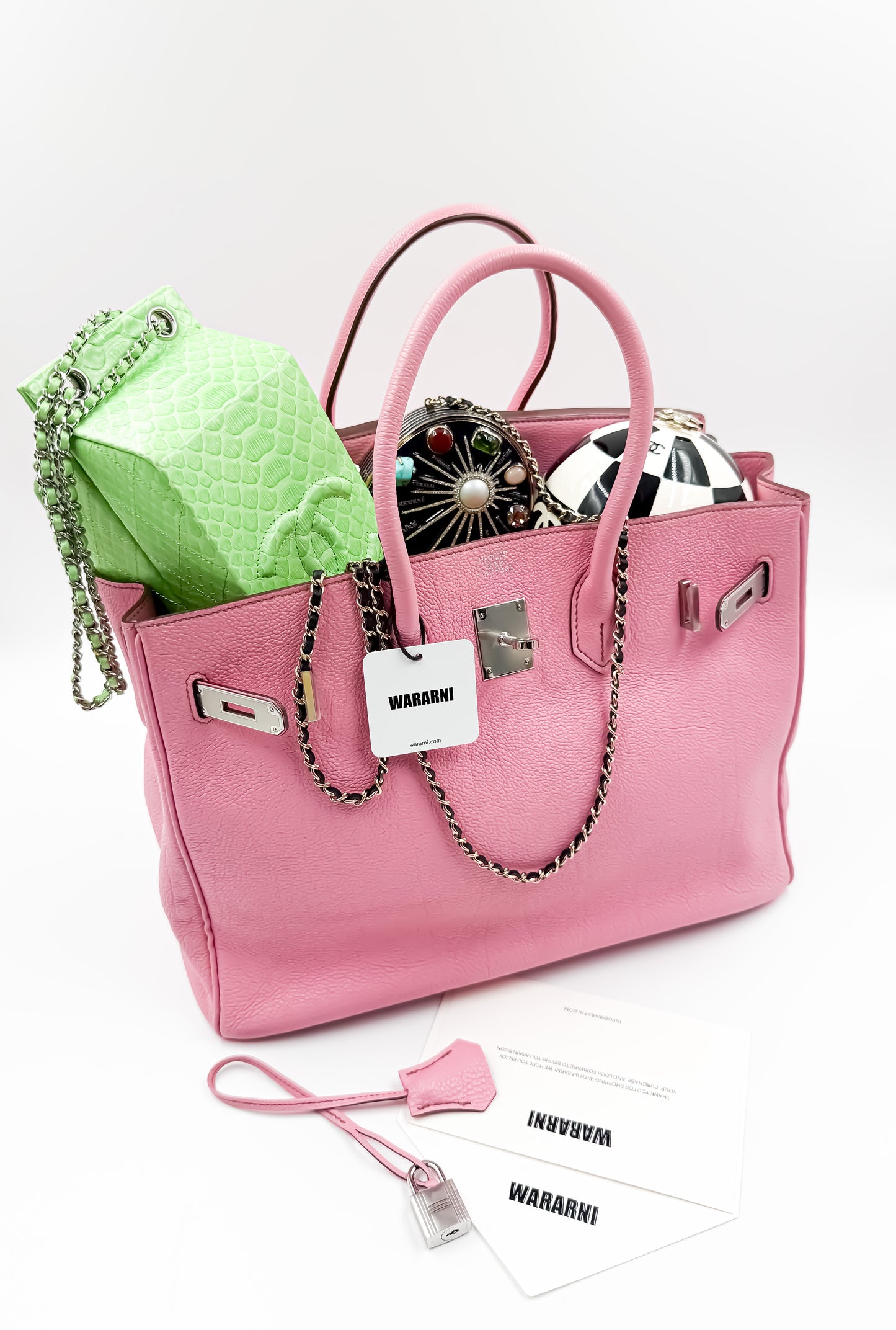 Hermès Birkin 35 Bubblegum Pink Togo Leather Palladium Hardware
