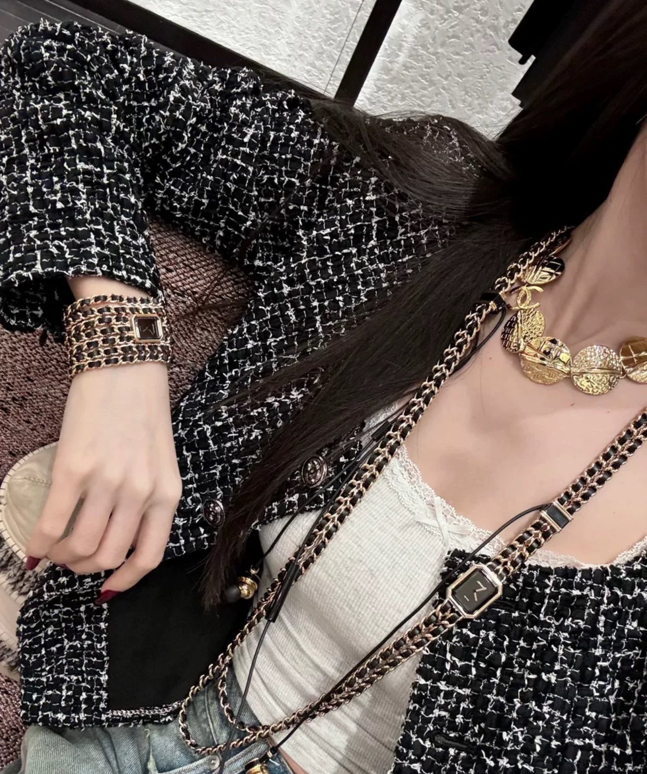 Chanel 24 Premier Sound Watch, Headphones and necklace 3 in 1