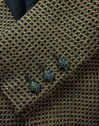 Chanel 24C Gold tweed Coat